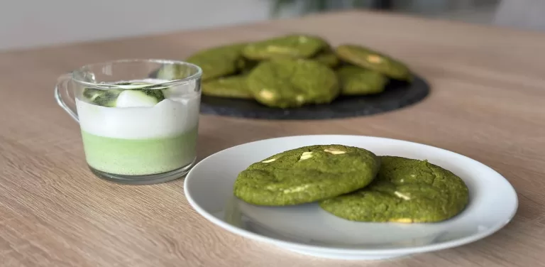 Hlavní obrázek receptu na Matcha cookies
