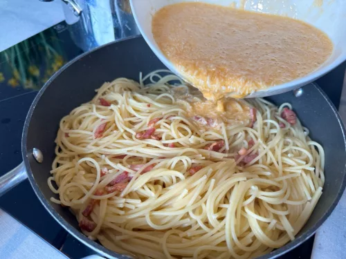 Recept na špagety carbonara