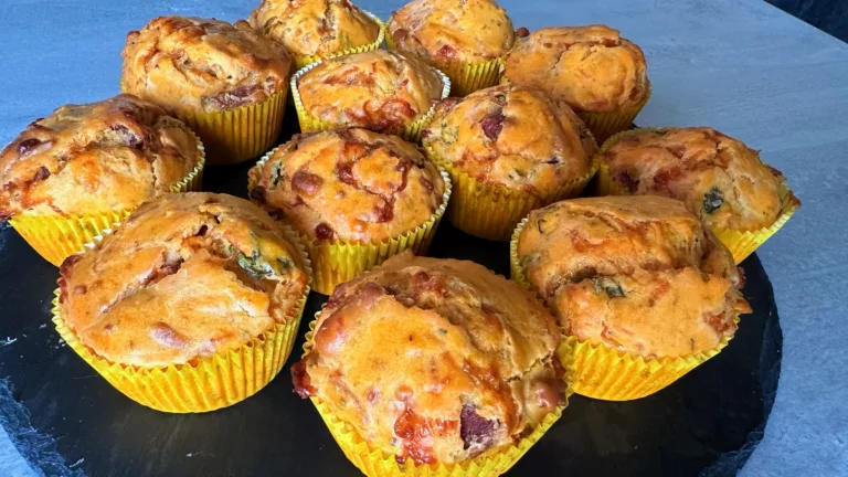 Recept na Salámovo-pizzové muffiny