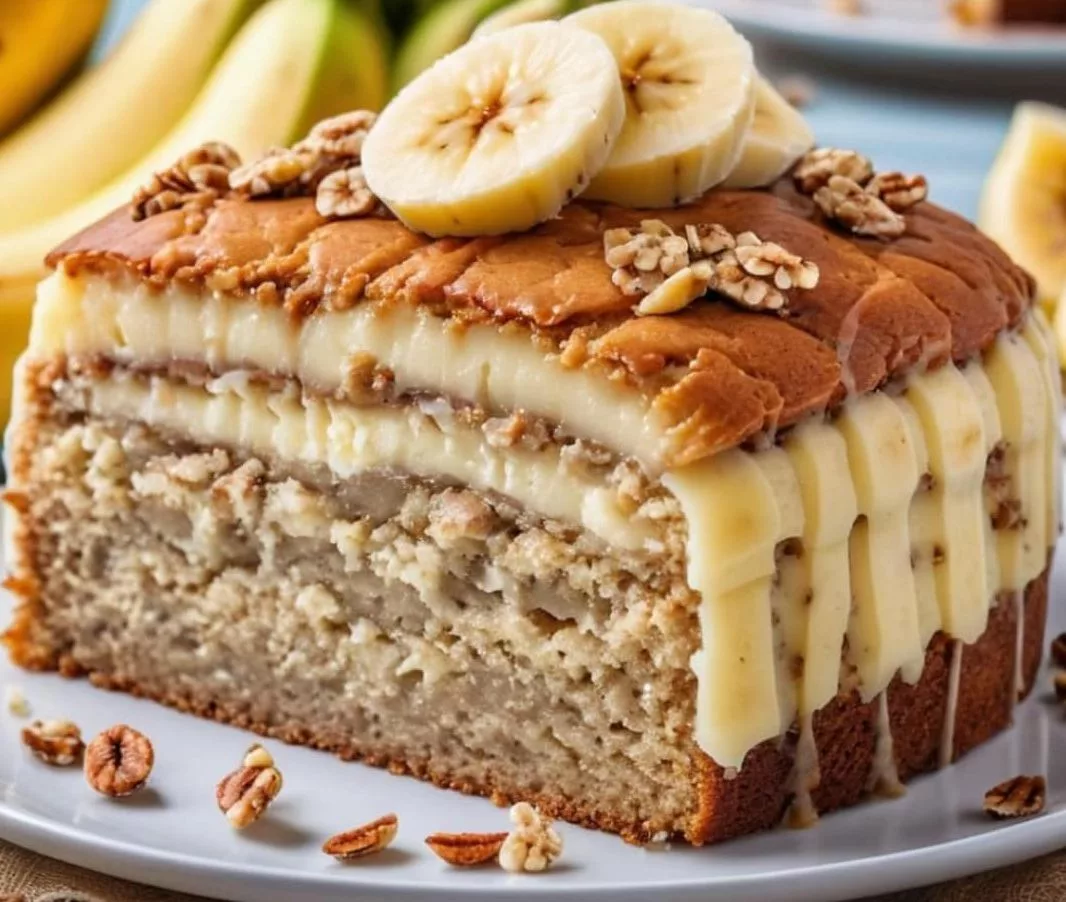 Obrázek receptu na banánový dort.