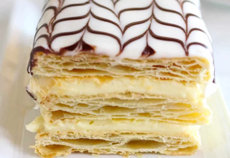Obrázek receptu na Napoleonův dort.