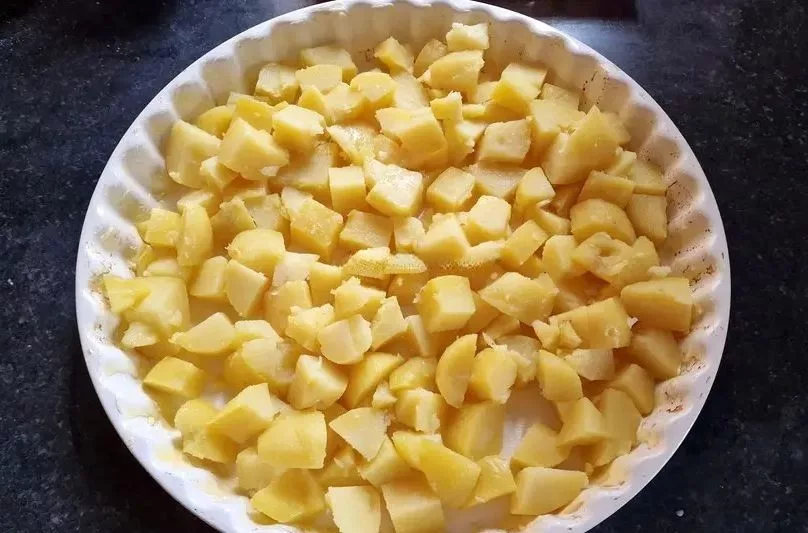 Obrázek receptu na zapečené brambory Mississippi.