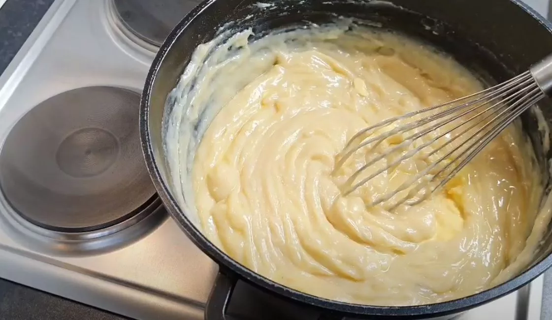 Obrázek receptu na Eclairs rohlíčky plněné jemným vanilkovým krémem