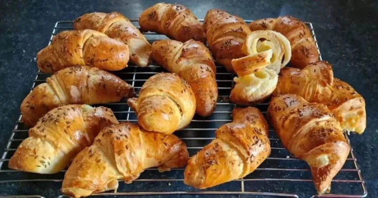 Obrázek receptu na pufované croissanty.