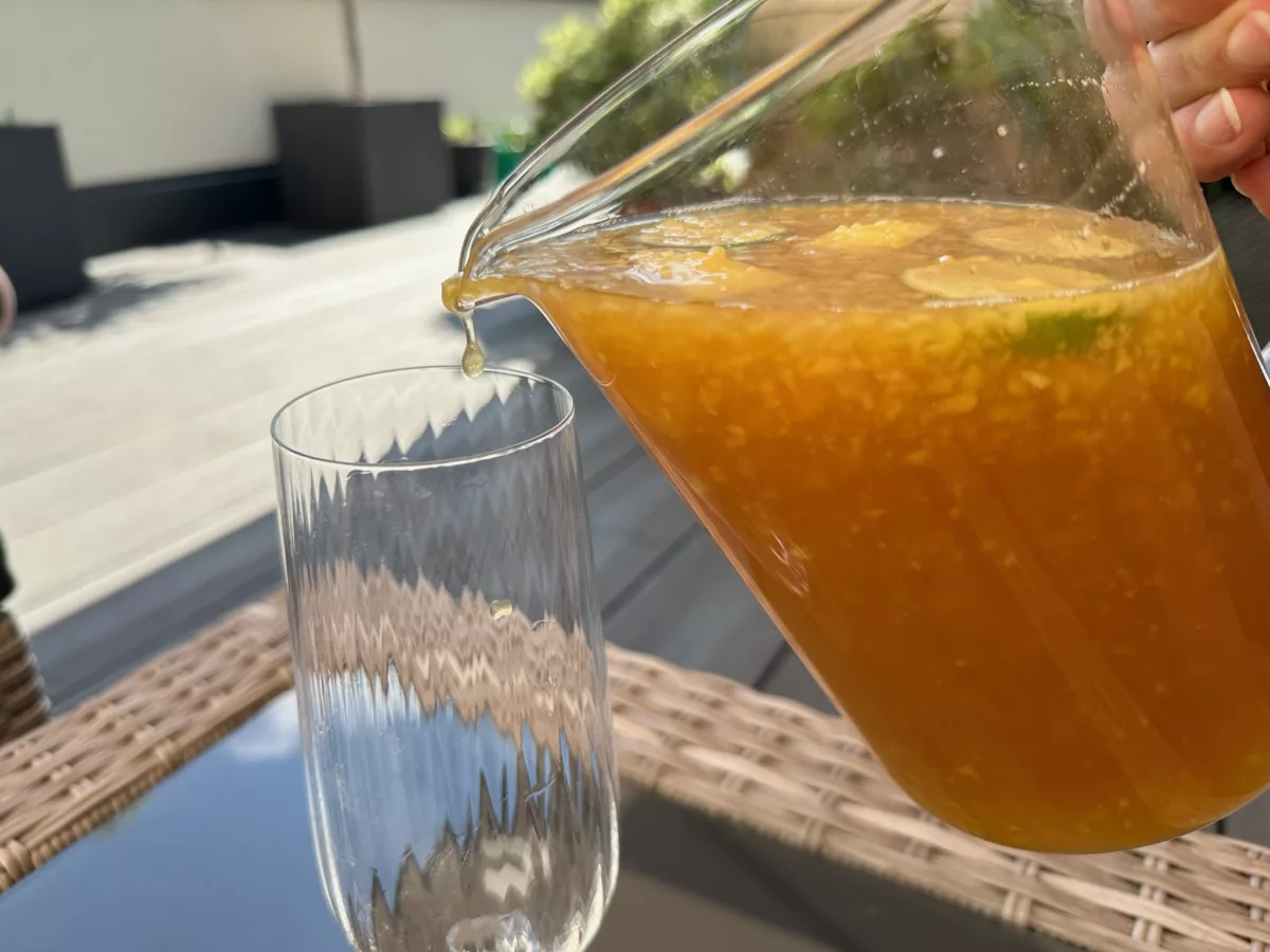 Recept na Domácí Mangové Ice Tea