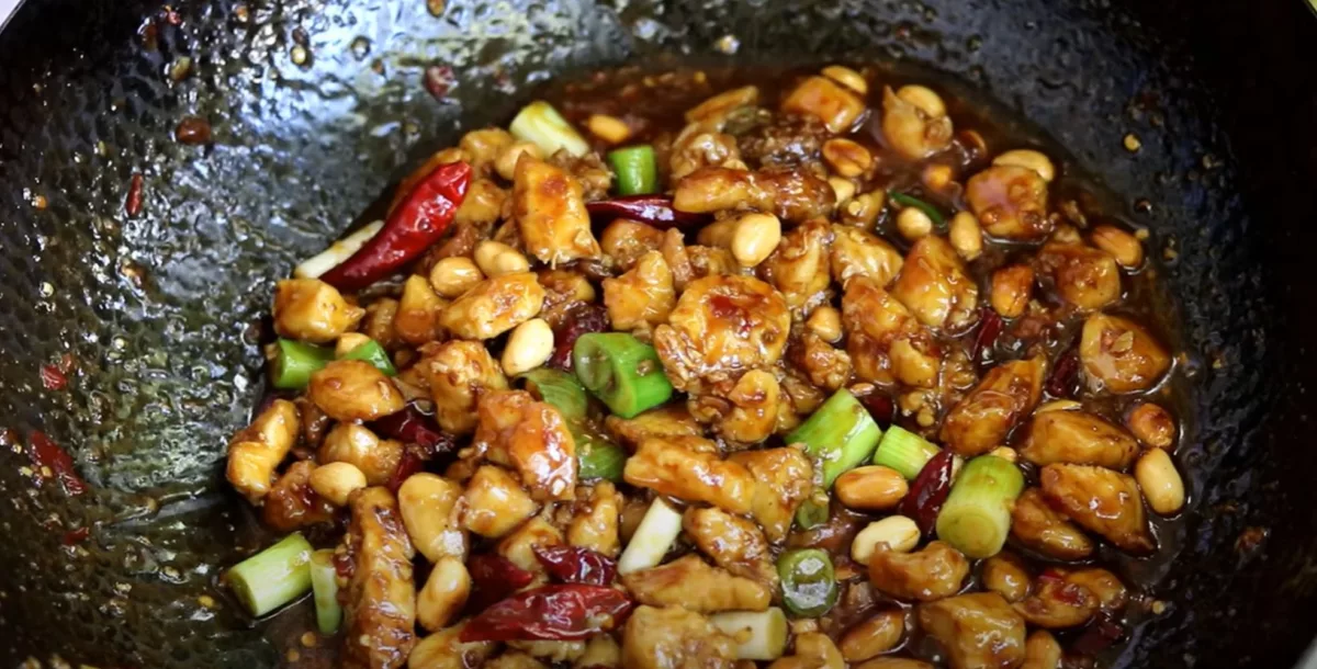 Recept s postupem a ingrediencemi na Kuřecí Kung Pao