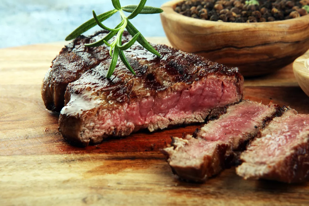 Grilovaný Sirloin steak.