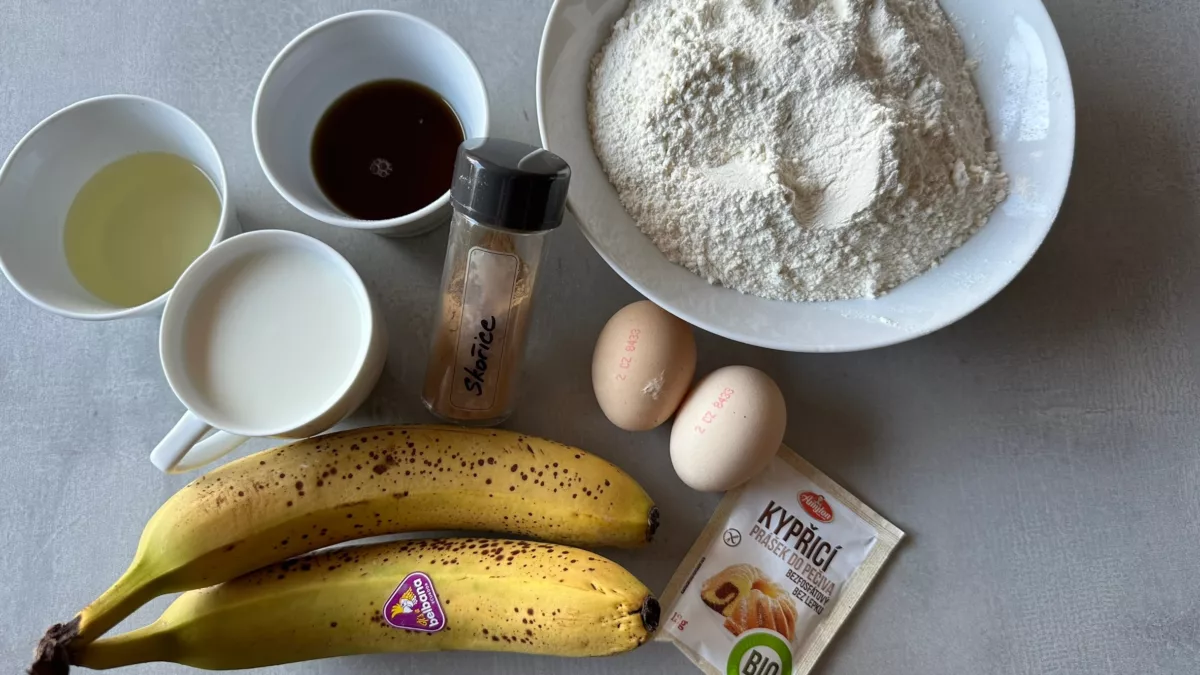 Moučník ze zralých banánů: Banánový chléb neboli Banana Bread