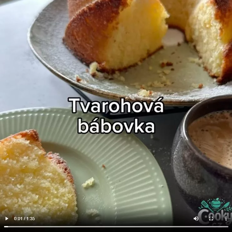 Videorecept na tvarohovou bábovku