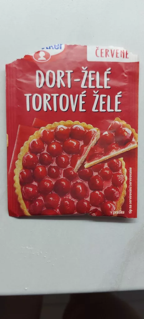 Jahodové želé.