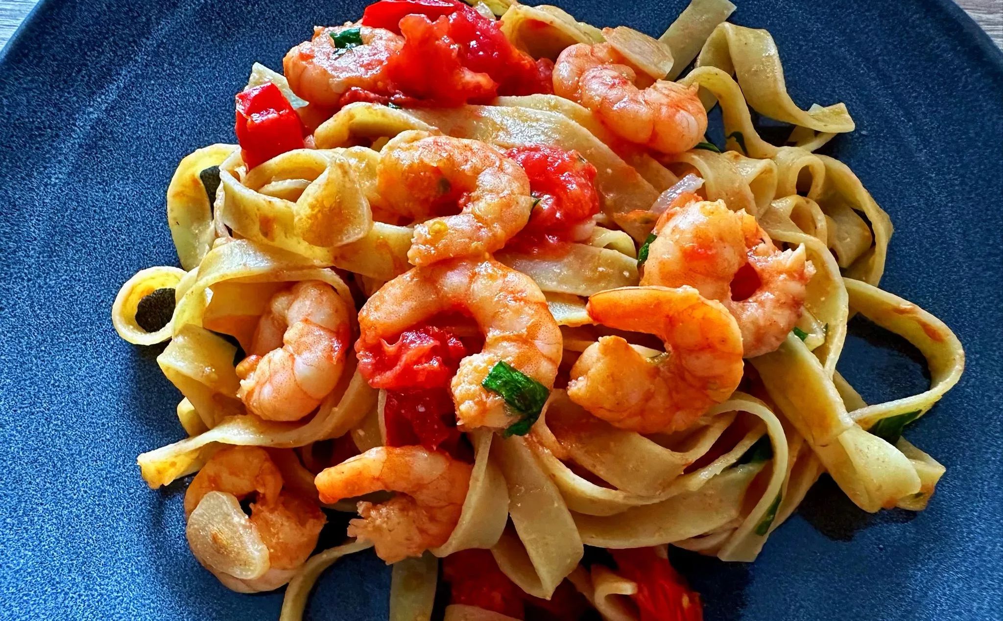 Tagliatelle s Krevetami do 30 minut