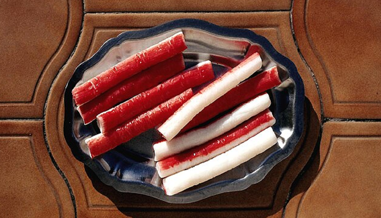 Krabí surimi salát červené tyčinky