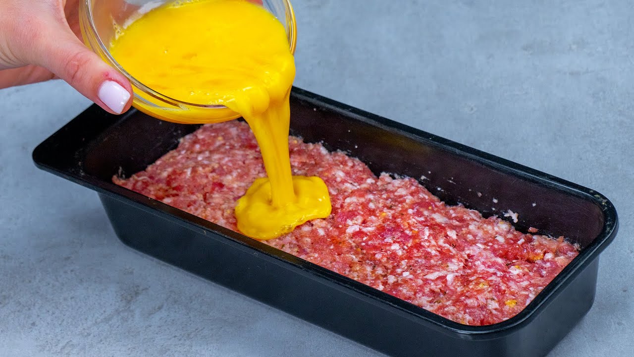 Obrázek k receptu: Sekaná plná proteinů: S vaječnou omeletou