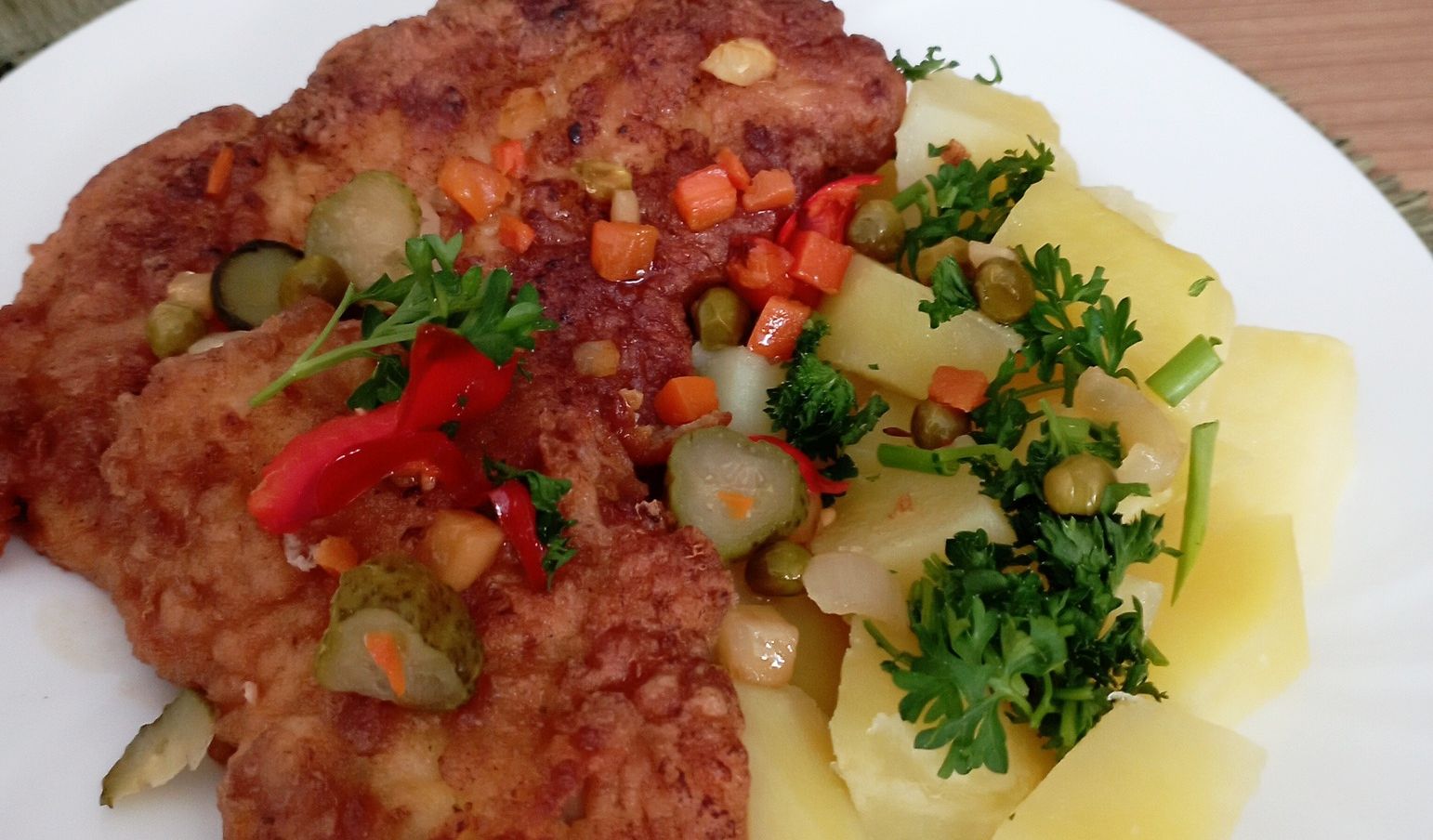 Recept na pikantní řízky naruby na moravance