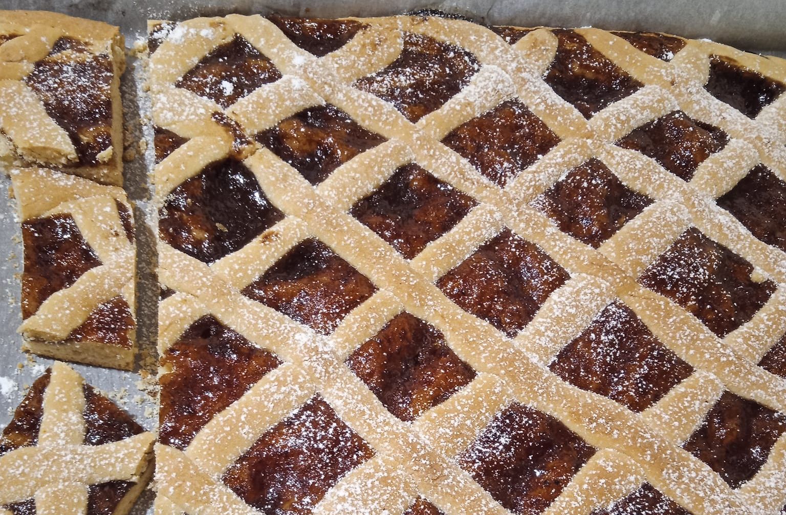 Obrázek k receptu na mřížkový koláč