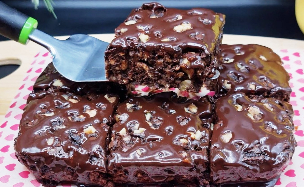 Obrázek k receptu: Bez špetky mouky: Čokoládový dezert, který si zamiluje celá rodina!