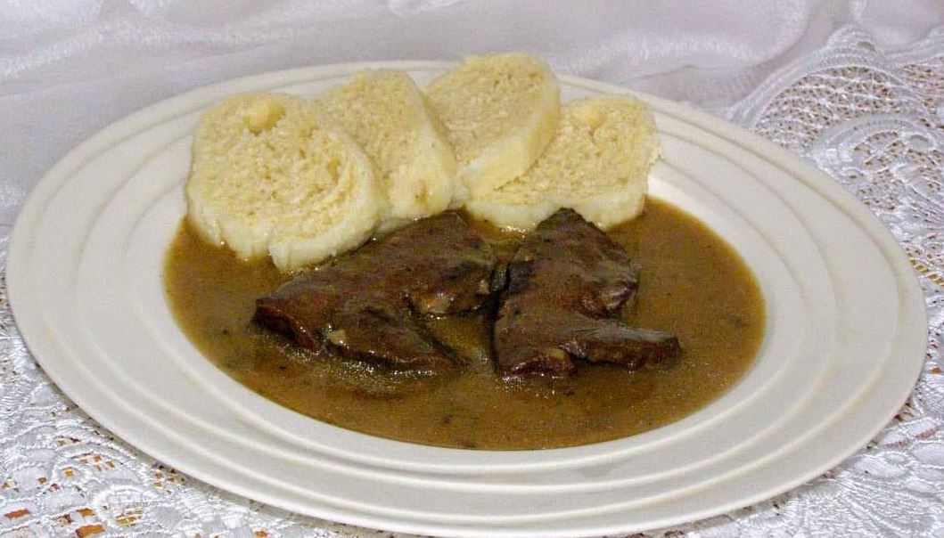 Obrázek receptu na hovězí srdce na špeku.