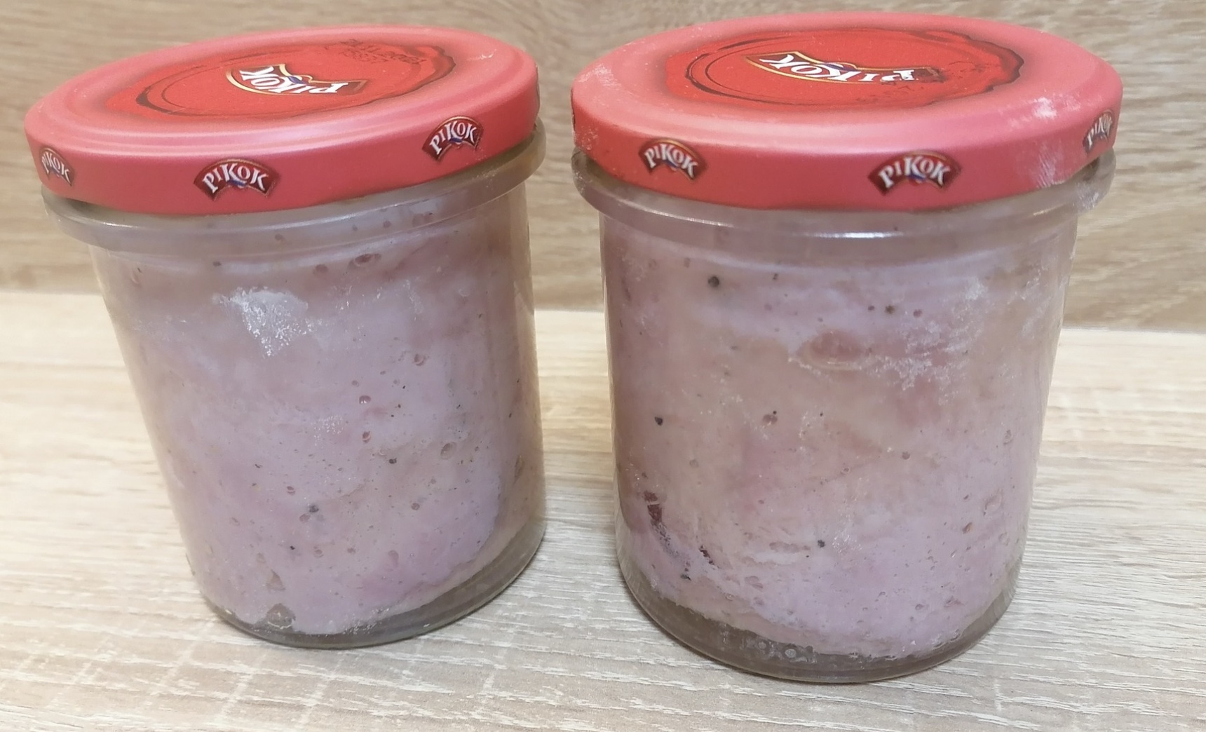 Obrázek receptu na domácí šunku ve skle.