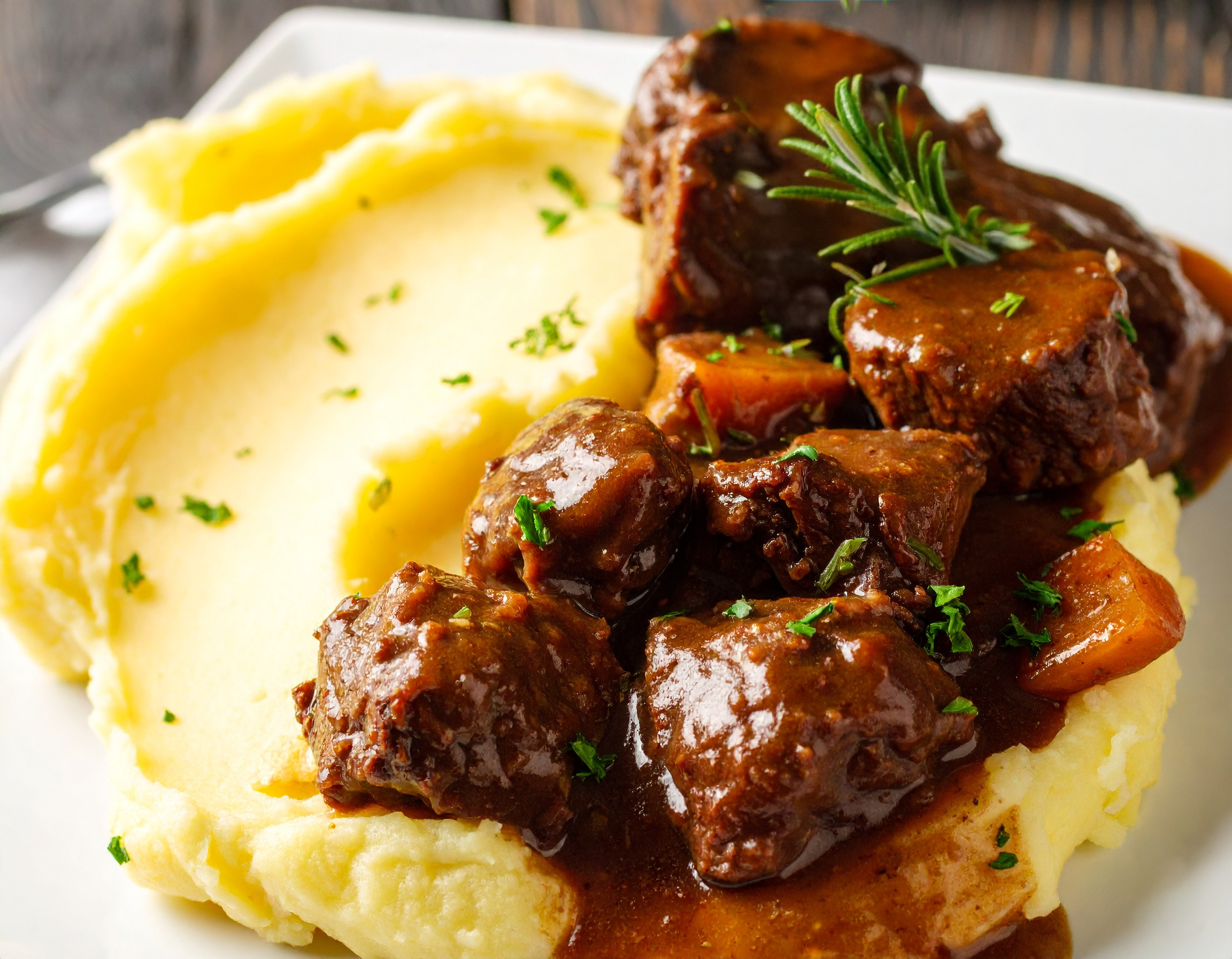 Obrázek k receptu na hovězí po burgunsku