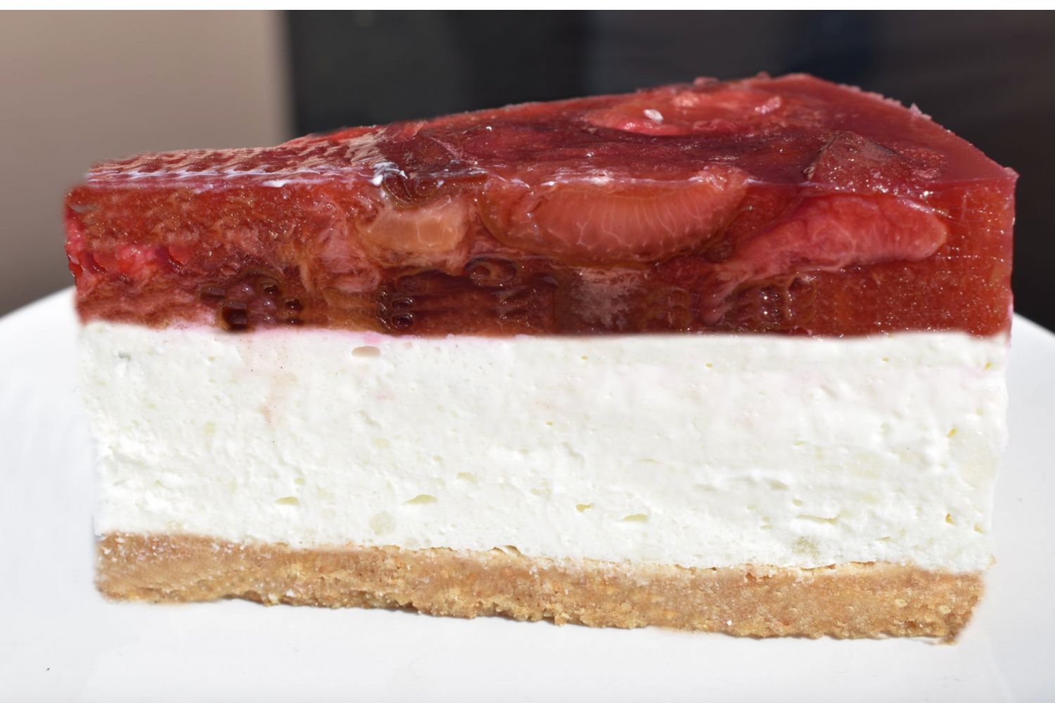 Obrázek receptu na Sladké pohlazení při vrcholu léta: Nepečený švestkový cheesecake se skořicí