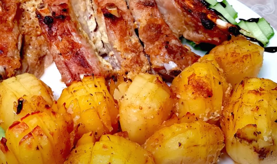 Recept z jednoho pekáče na vepřový vějíř