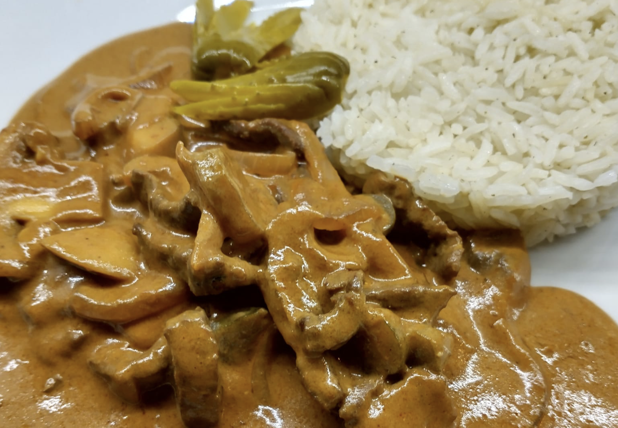 Připravte si skvělý domácí hovězí stroganov