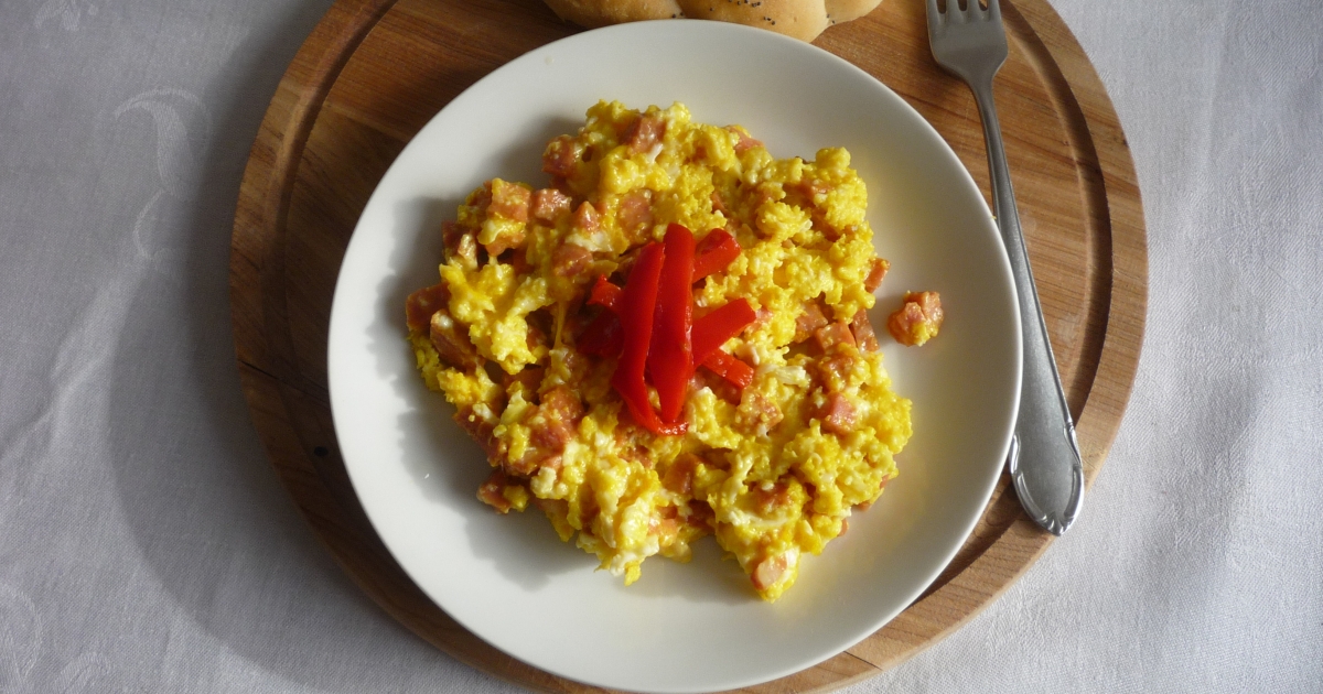 Obrázek k receptu: Míchaná vejce na francouzský způsob: neuvěřitelně jemná a lahodná