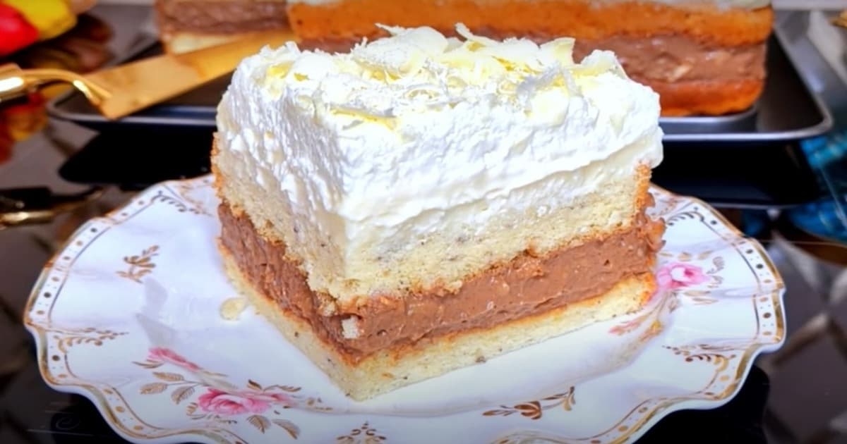 Obrázek k receptu: Jeho chuti a vůni návštěvy neodolají: Hříšně dobrý dort s oříšky, čokoládou a vanilkou