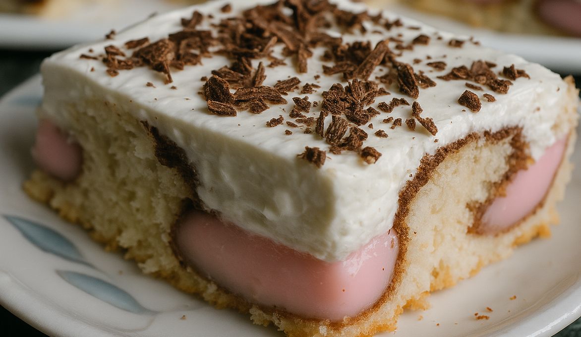 Malinové pudinkové řezy - recept a postup