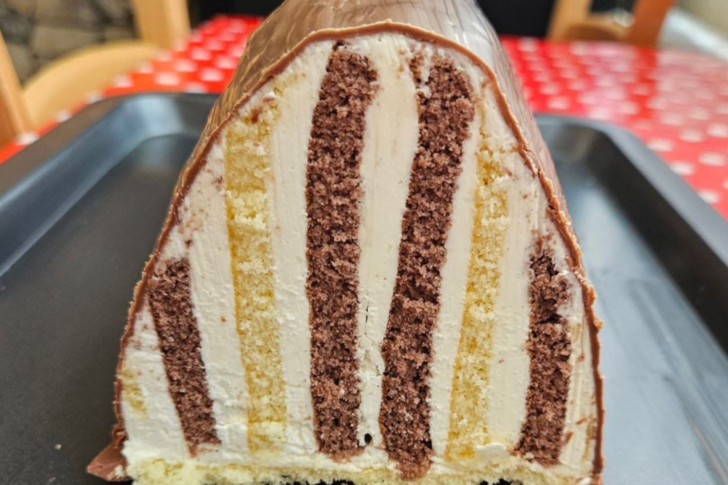 Recept na přípravu dezertu střecha.