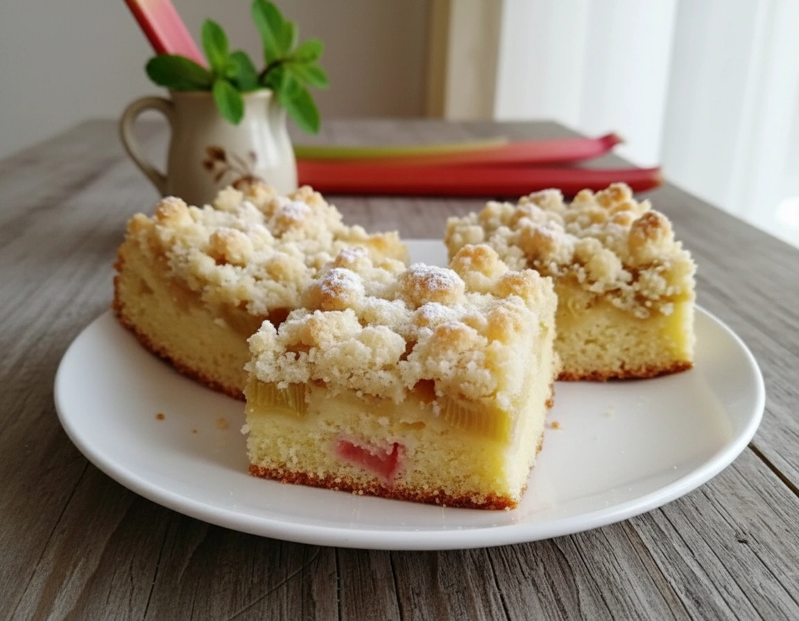 Obrázek k receptu na rebarborový koláč