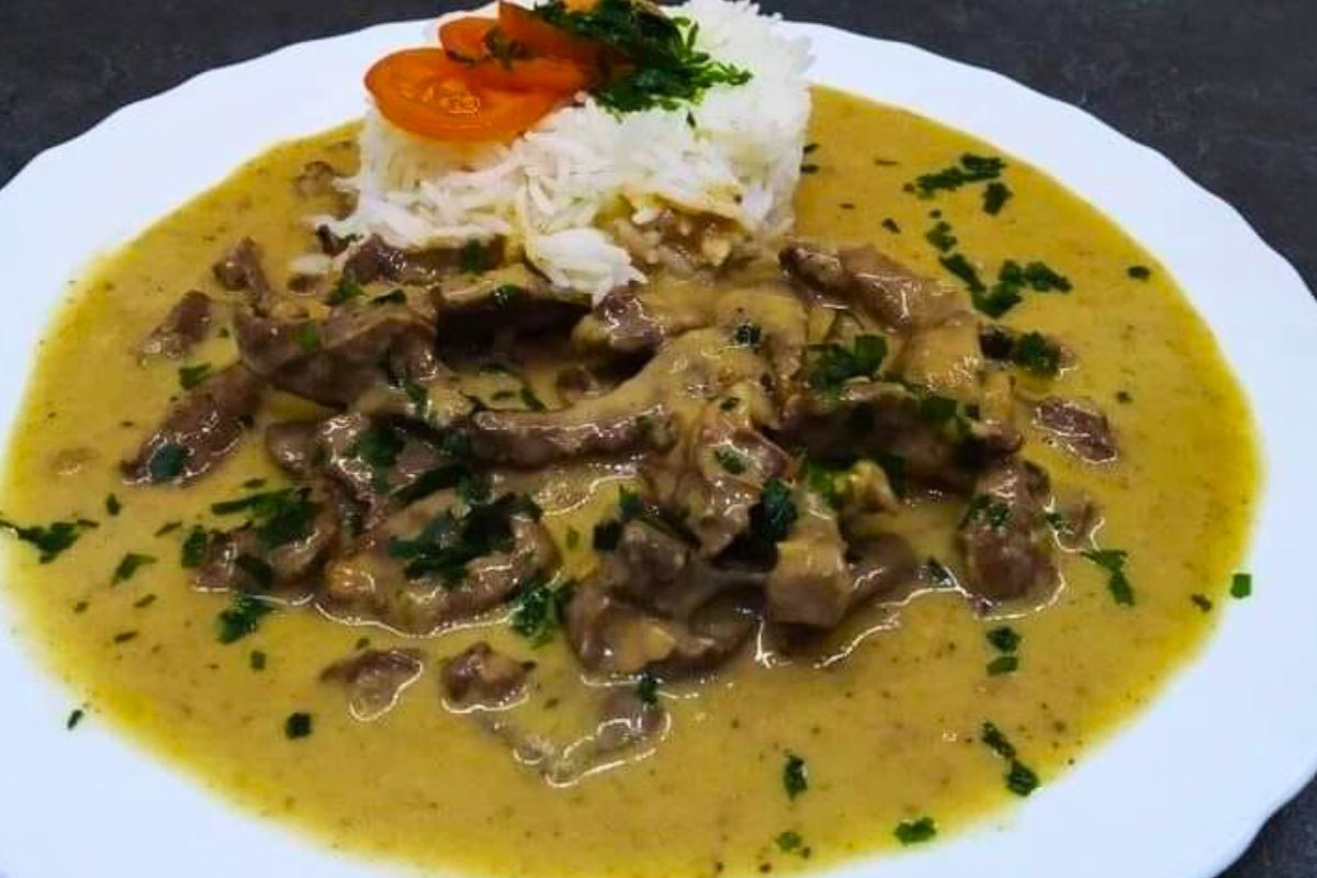 Recept na hovězí srdce na smetaně