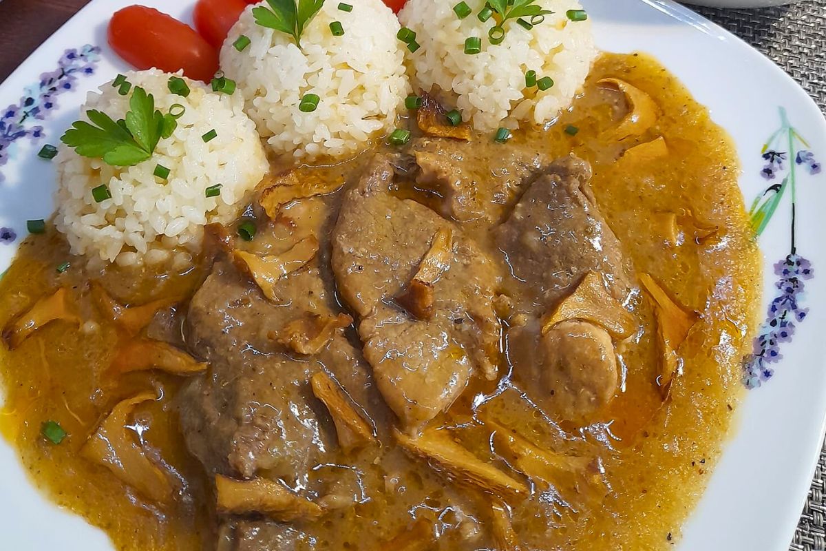 Recept na vepřové s liškami