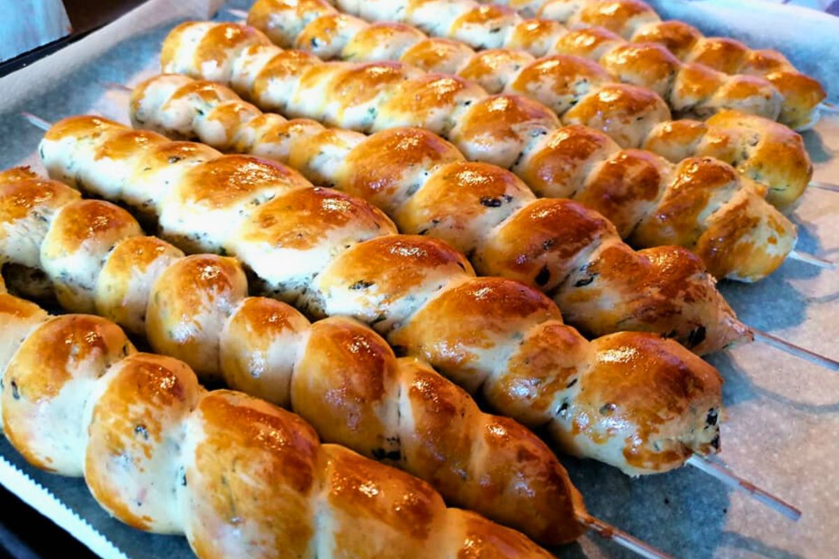 Obrázek k receptu na chleba na špejli