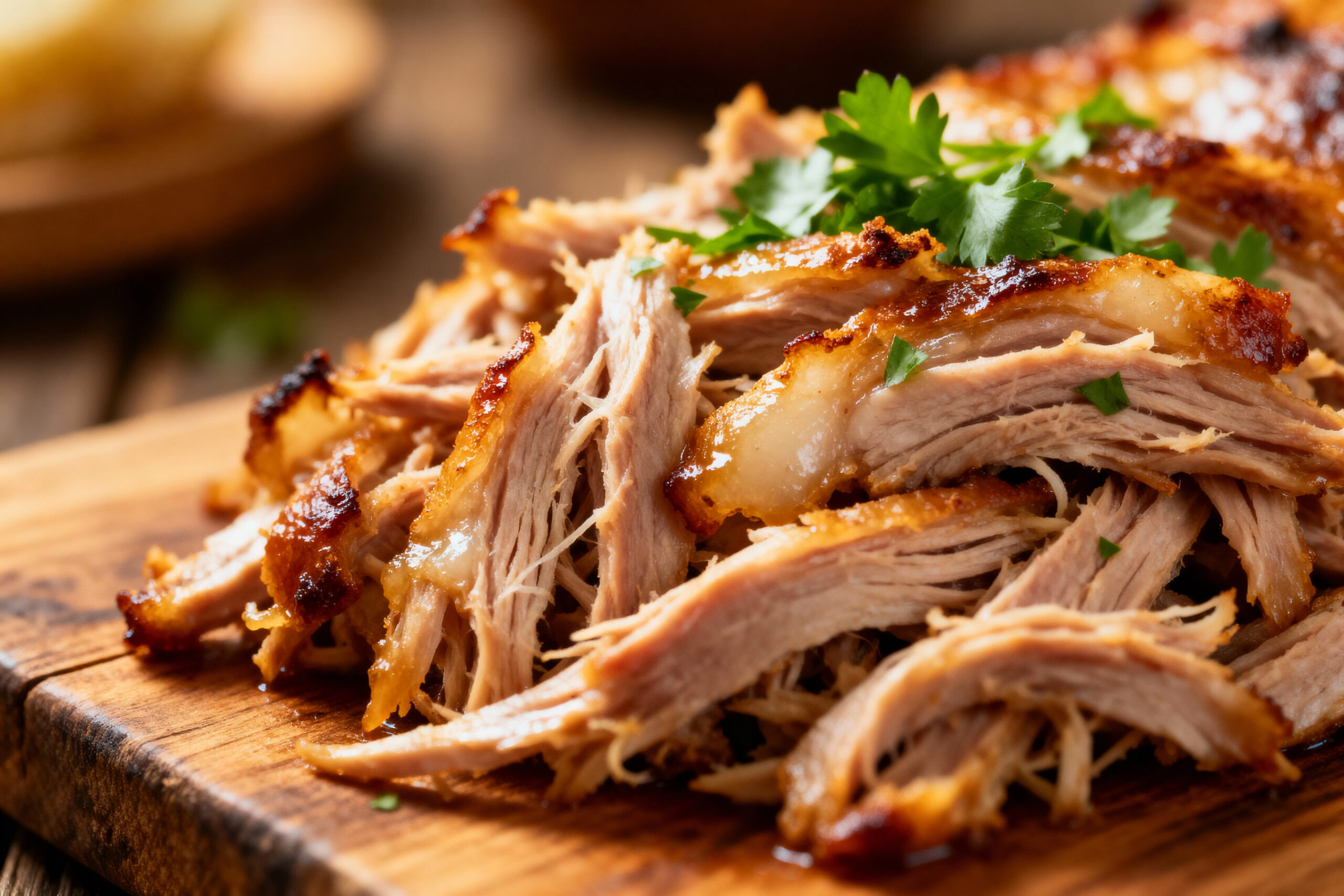 Obrázek k receptu na trhané vepřové maso