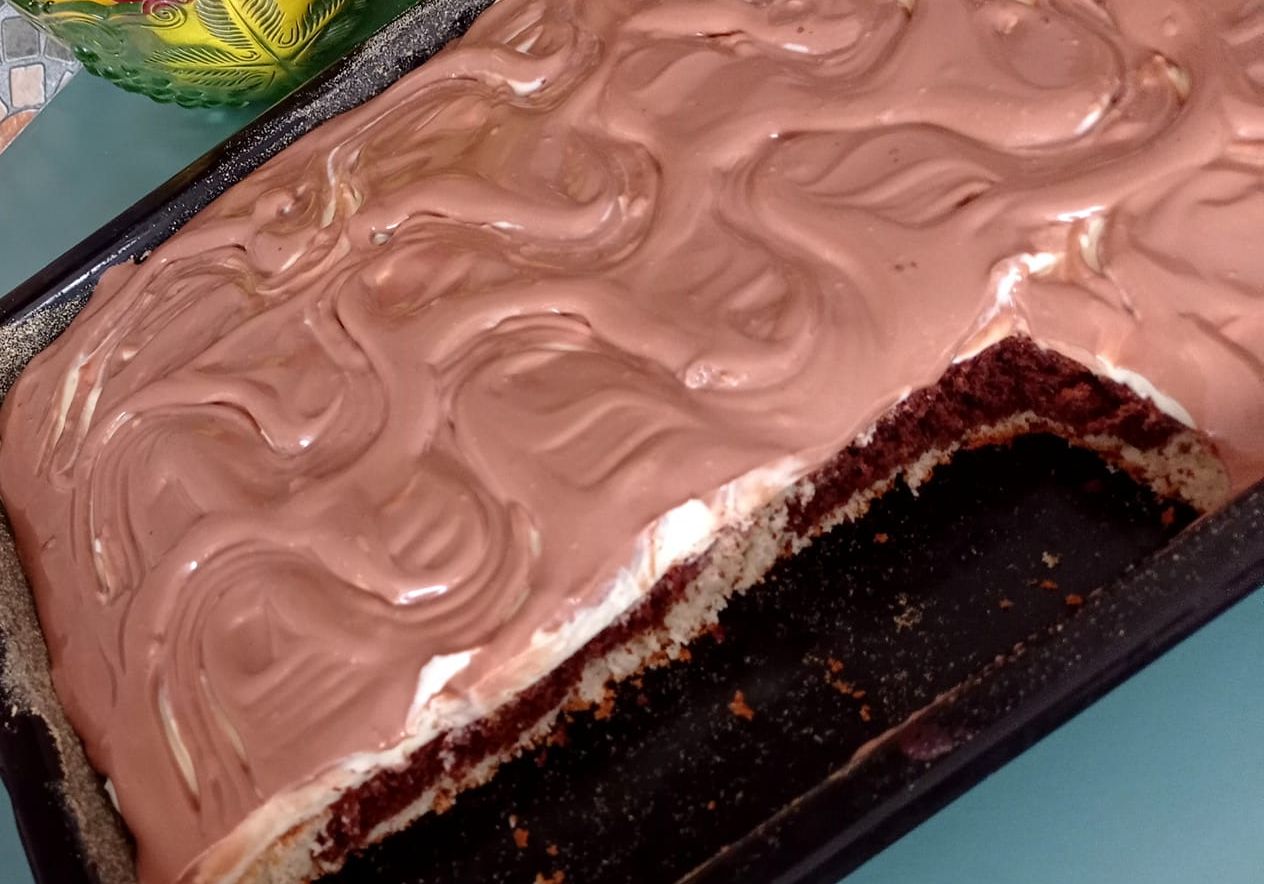 Obrázek k receptu na vláčnou buchtu s tvarohem