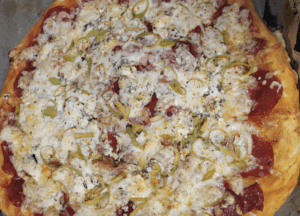 Obrázek k receptu na domácí pizzu s paprikášem