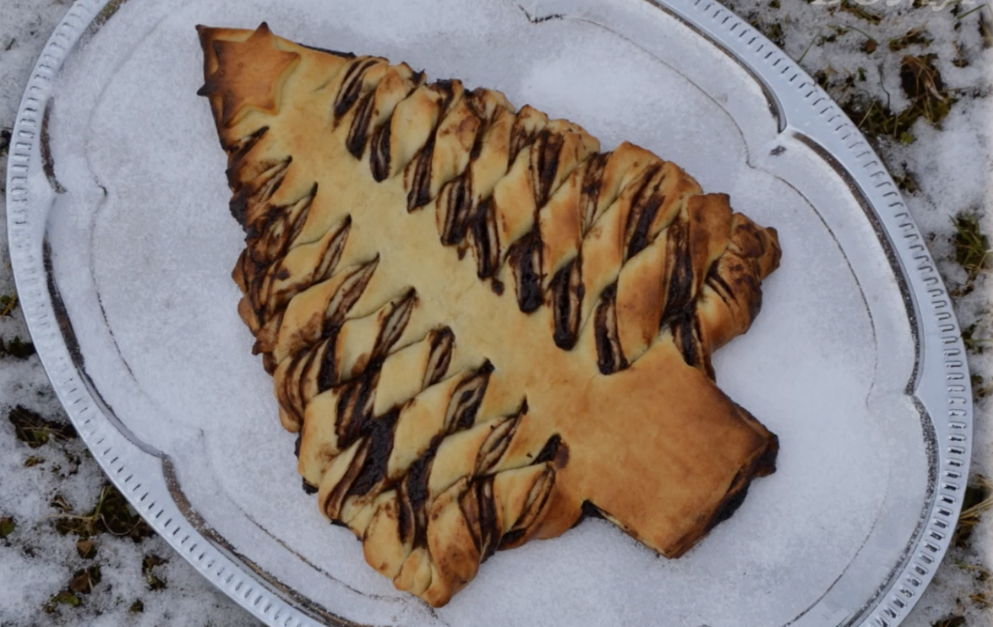 Obrázek k receptu na pečený vánoční stromeček