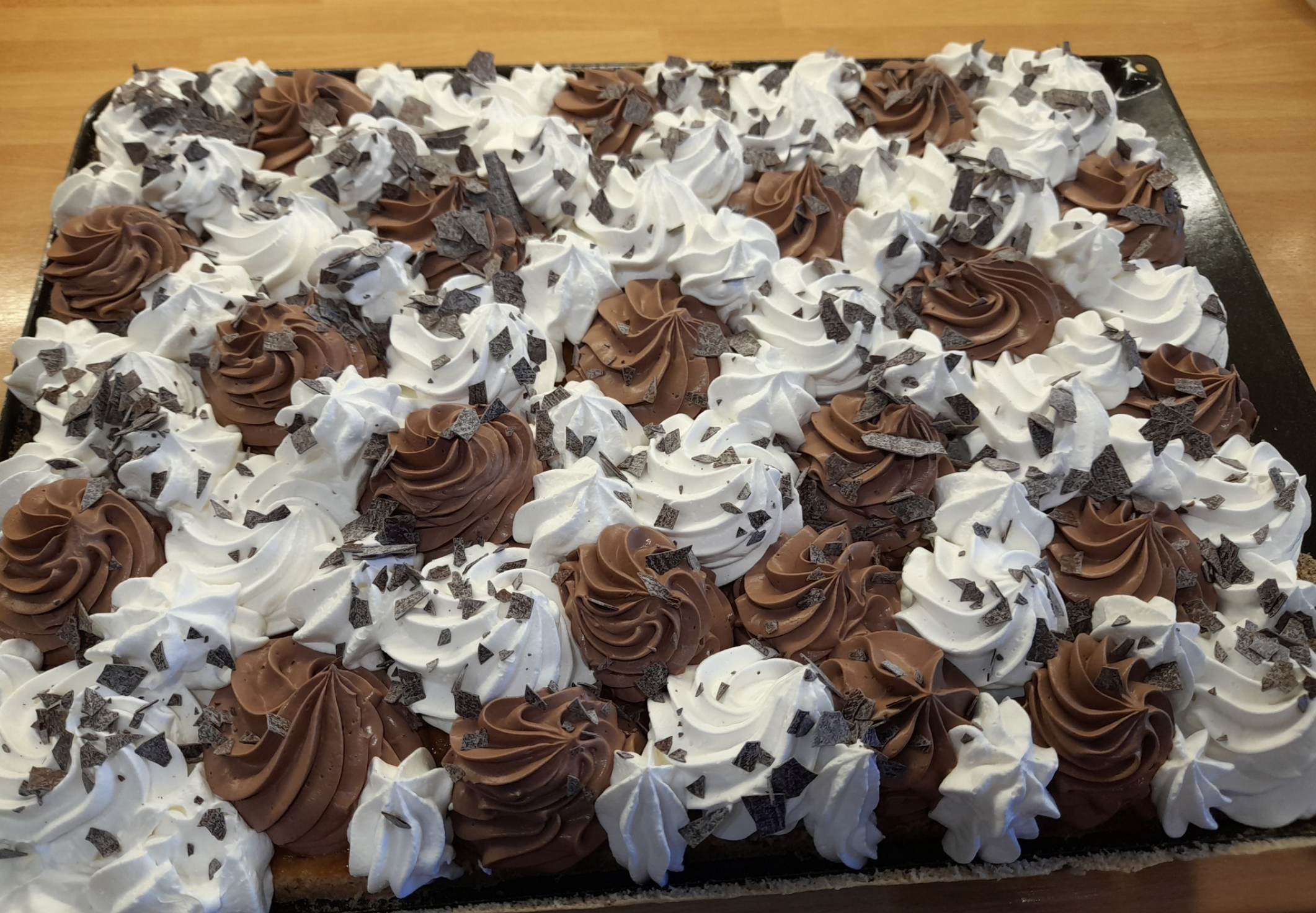 Obrázek k receptu na Harlekýn na plechu