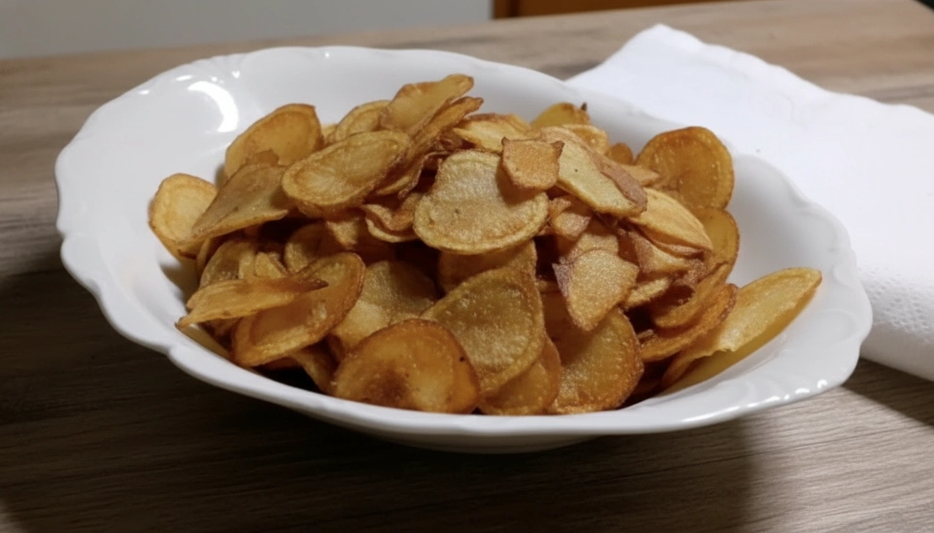 Obrázek k receptu na domácí brambůrky