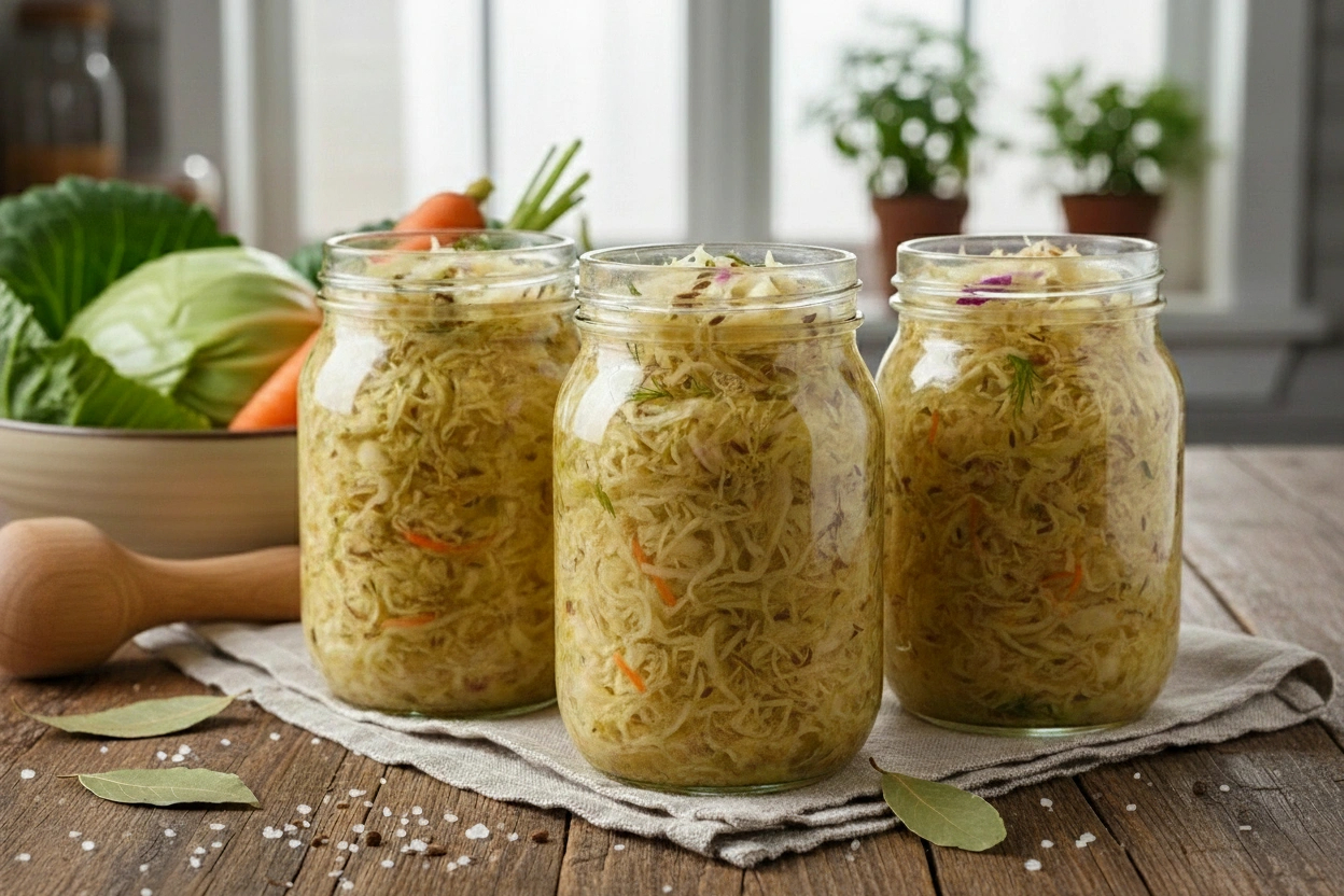 Obrázek k receptu na domácí kysané zelí