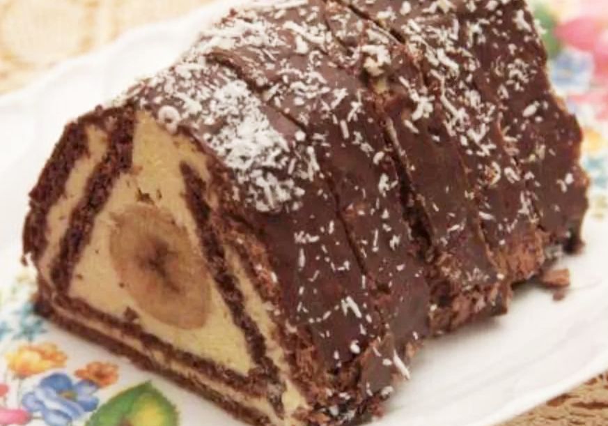 Obrázek k receptu na banánovou střechu