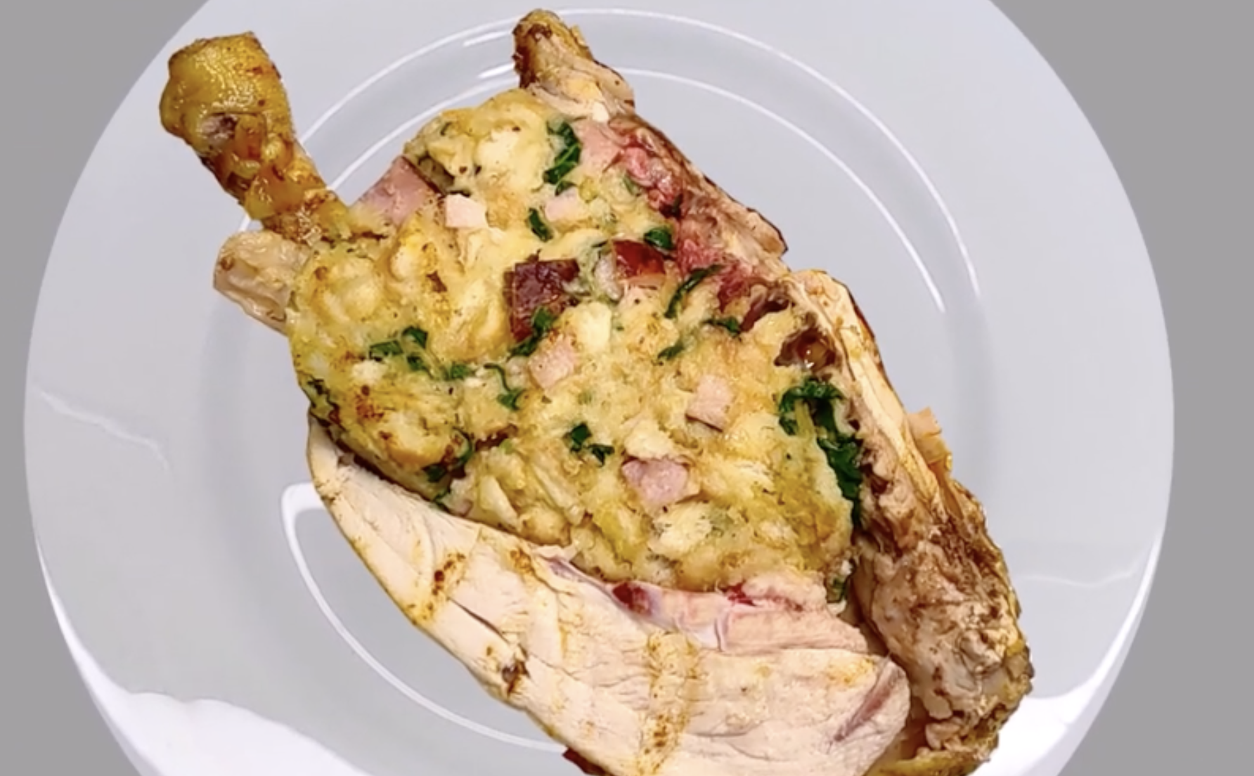 Obrázek k receptu na kuře s nádivkou