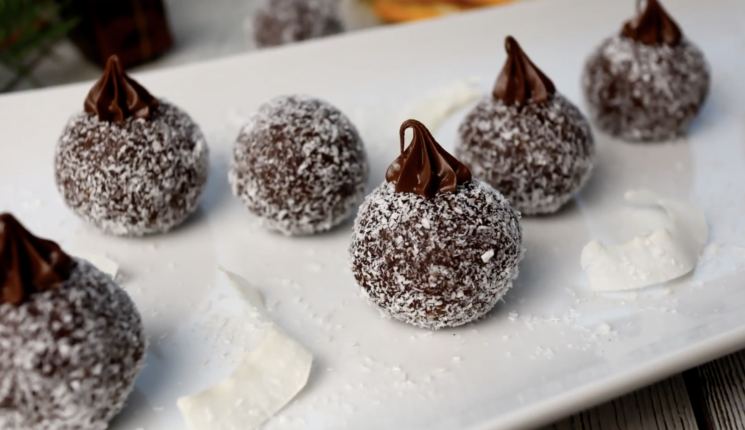 Obrázek k receptu na kokosové kuličky s Nutellou