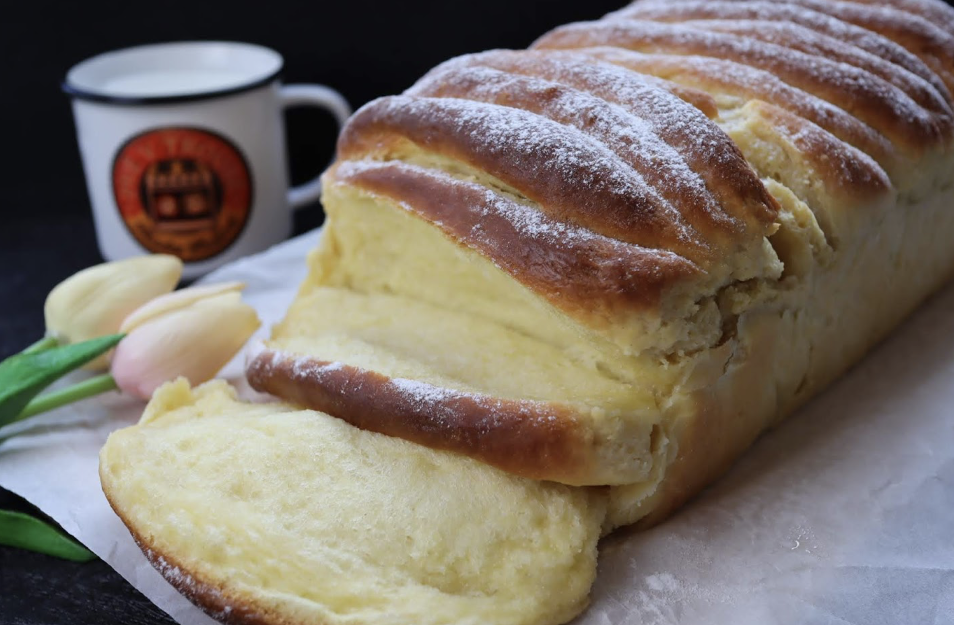 Obrázek k receptu na sladký trhací chléb