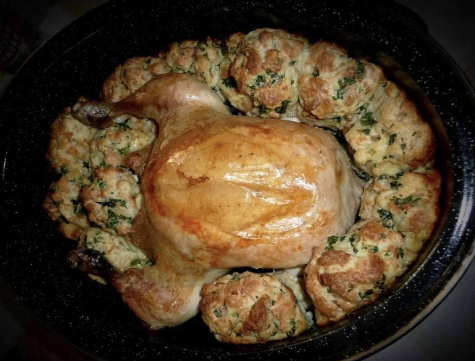 Obrázek k receptu na nadívané kuře