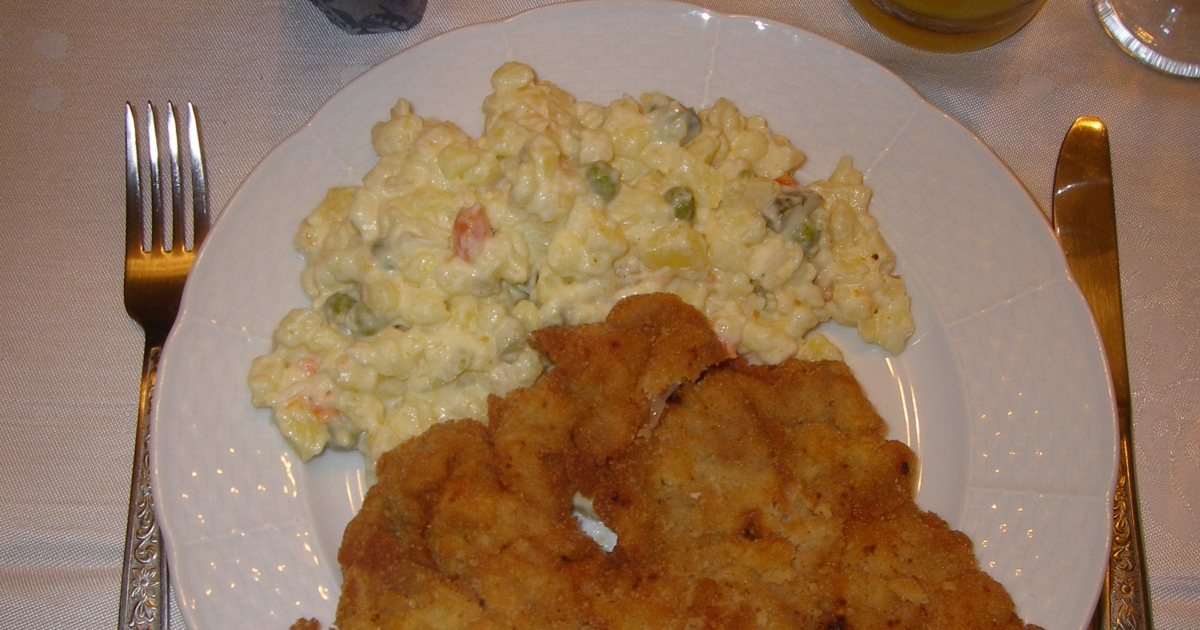 Fotografie bramborového salátu