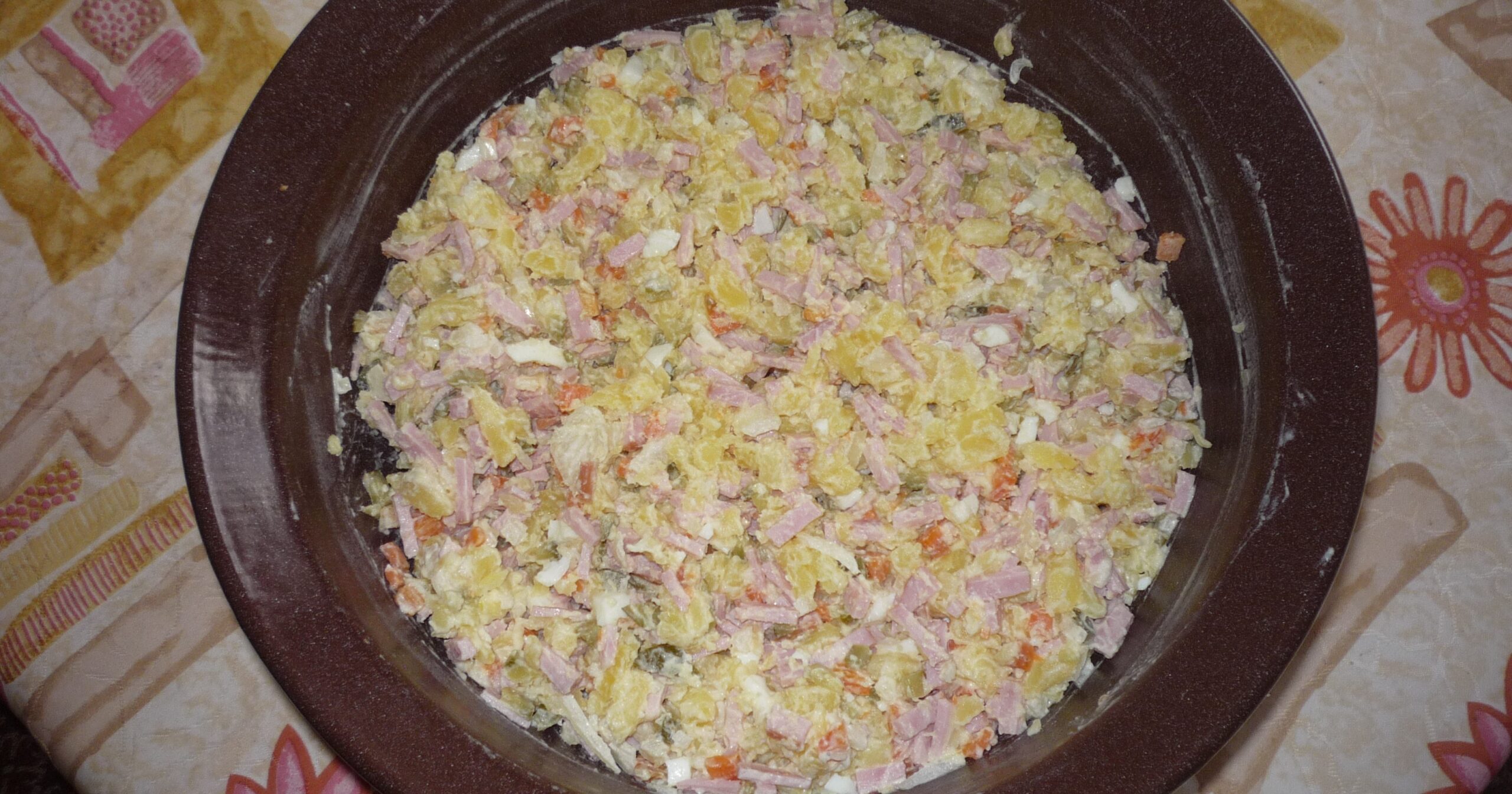 Fotografie bramborového salátu