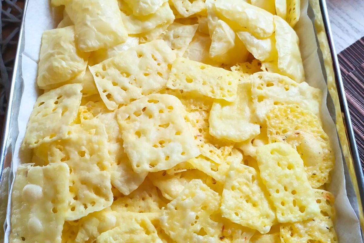 Obrázek k receptu na sýrové chipsy