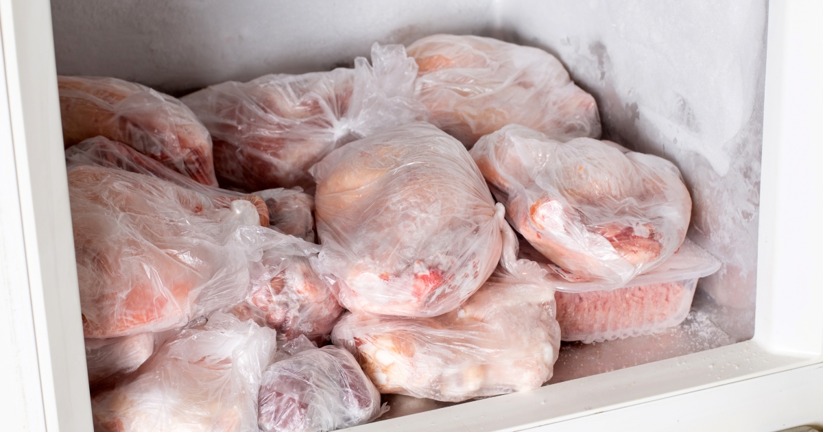 Fotografie zmraženého masa